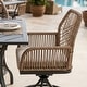 preview thumbnail 3 of 71, Nuu Garden Rattan Metal Patio Dining Set with Umbrella Hole, Zippered Cushions