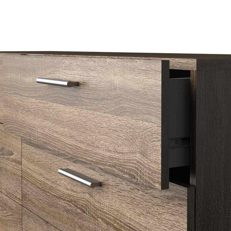 Porch & Den Angus Space-saving 8-Drawer Double Dresser