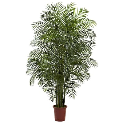 Artificial Palm Tree 7.5ft Indoor Outdoor Decor - Realistic Faux Tree for Home Office Patio - 7.5ft.