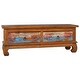 preview thumbnail 12 of 10, vidaXL TV Stand 43.3"x13.8"x15.7" Reclaimed Teak Wood