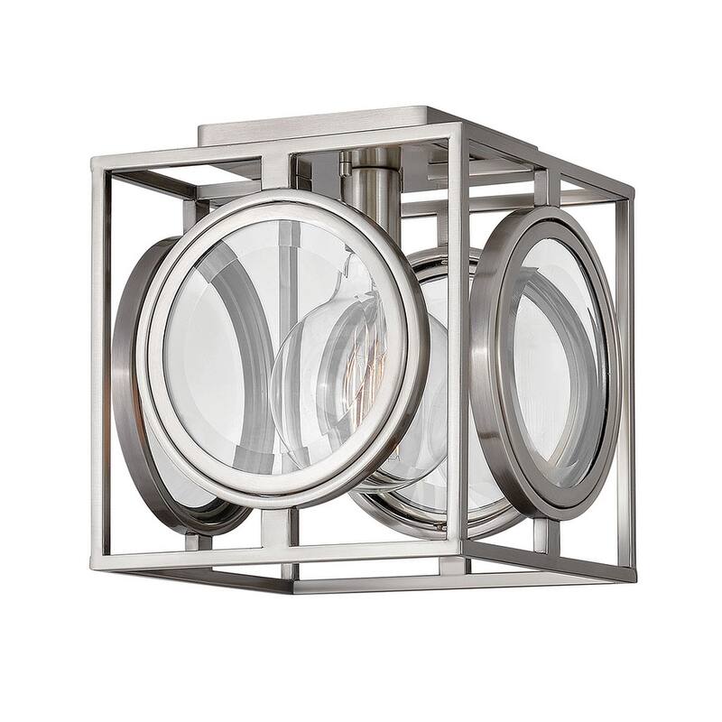 Hinkley Lighting Fulham Single Light 10" Wide Flush Mount Square