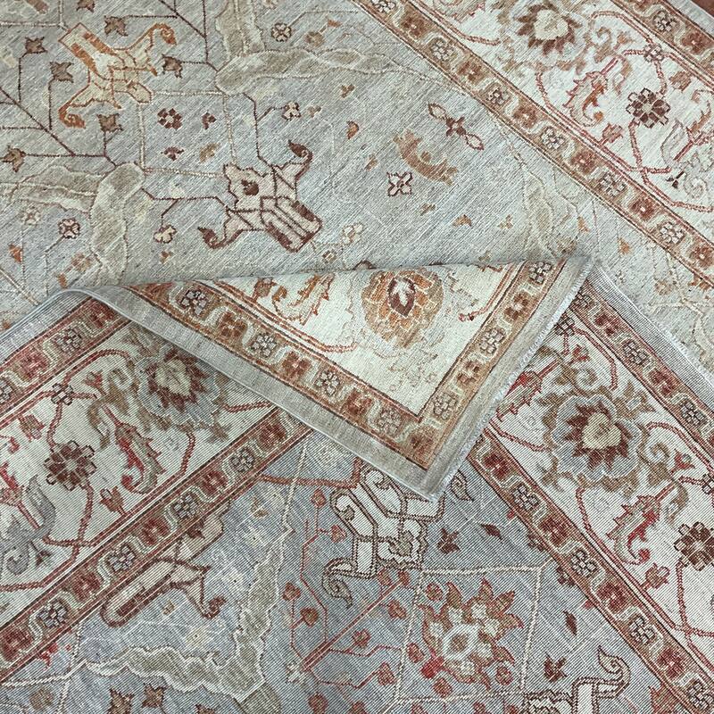 HERAT ORIENTAL Handmade Oushak Wool Rug - 6'5" x 8'7"