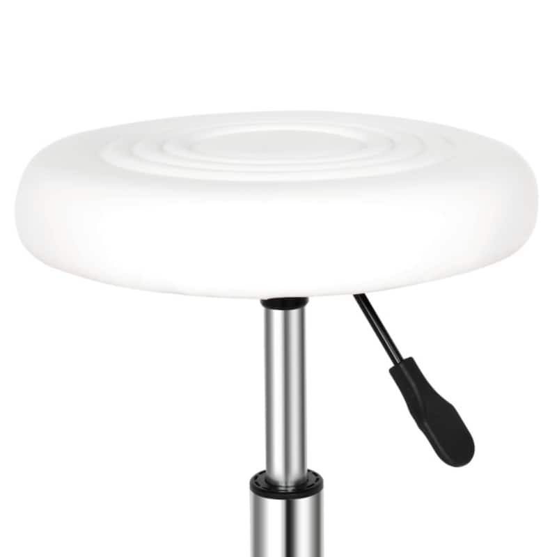 Round Stool with Lines Rotation Bar Stool - 13 x 13 x 24