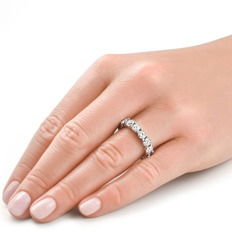 Bliss Diamond 1 Ct Diamond Inside Outside Hoops Lab Grown Earrings Yellow Gold 1"Tall