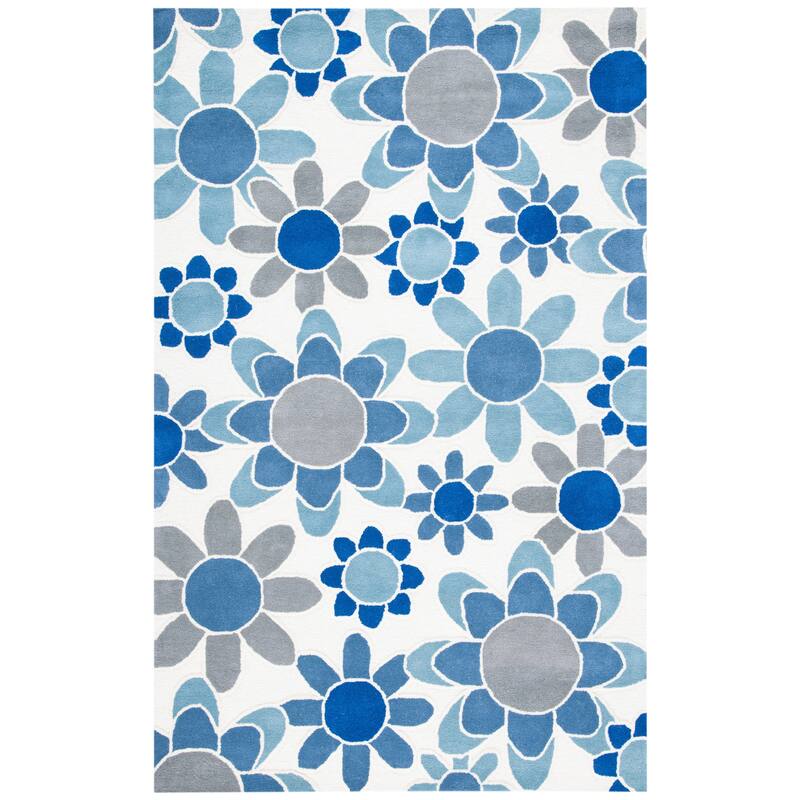 SAFAVIEH Handmade Kids Khadijah Floral Wool Rug