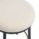 preview thumbnail 11 of 22, Modern 24.75" Set of 2 Bar Stools with Foam Padded Seat, Metal Legs for Dining Room Living Room and Bedroom