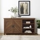 preview thumbnail 12 of 16, Middlebrook 58-inch Chevron 2-Door Buffet Console Dark Walnut