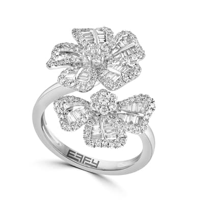 Effy Women's 14K White Gold Diamond Ring