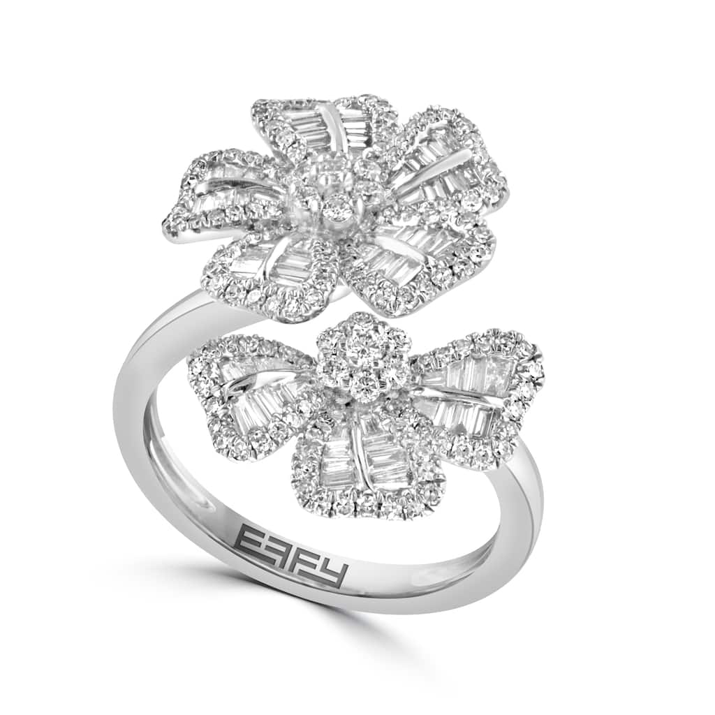 Effy Women's 14K White Gold Diamond Ring