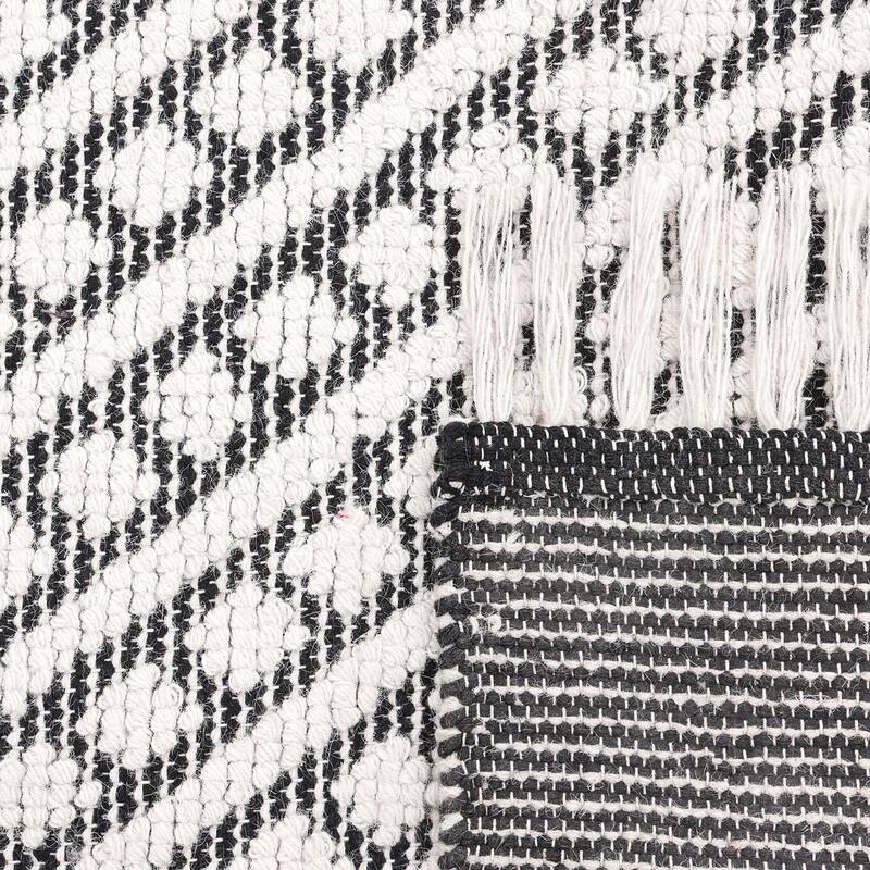 Overton Handmade Modern Contemporary Geometric Area Rug