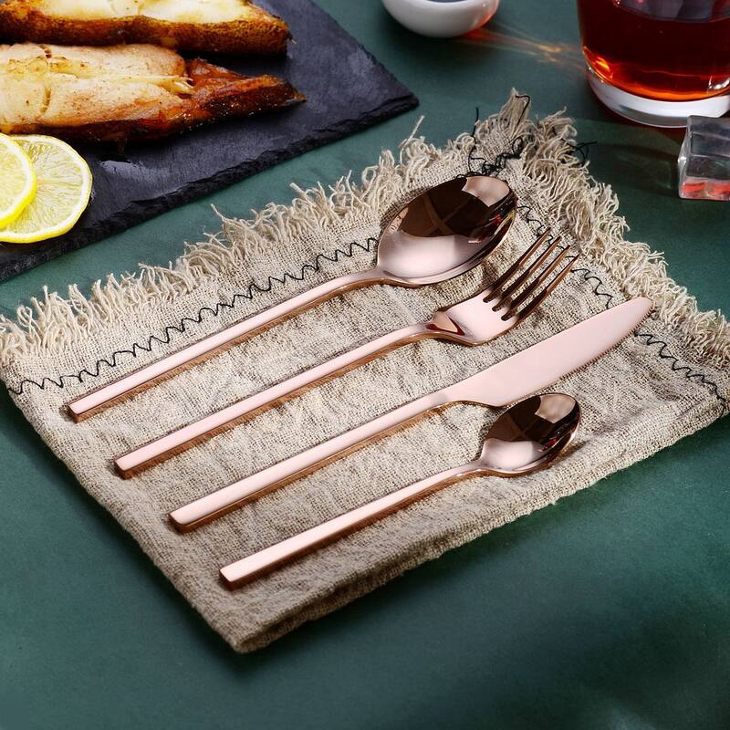 Velaze Epsilon 18/10 Silverware Flatware Set (Service for 6)