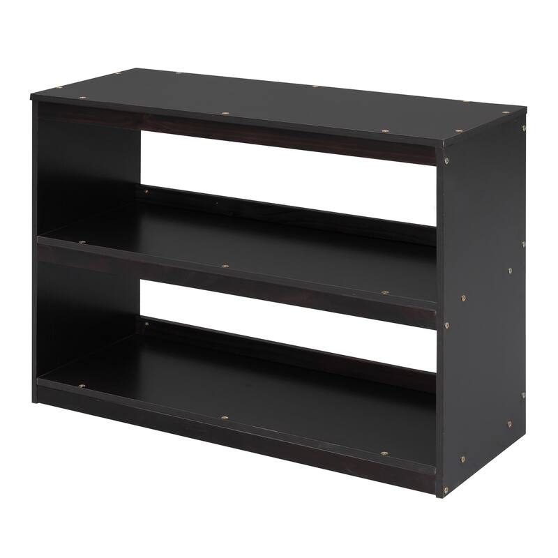Solid Wood Loft Bed with Retractable Desk, Storage Stairs, Storage Drawers, and Shelves