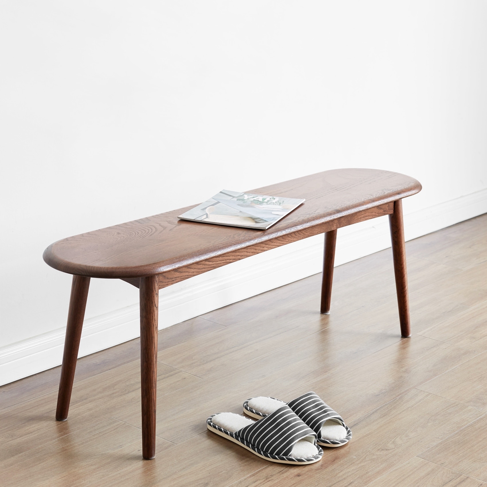 Walnut dining deals bench