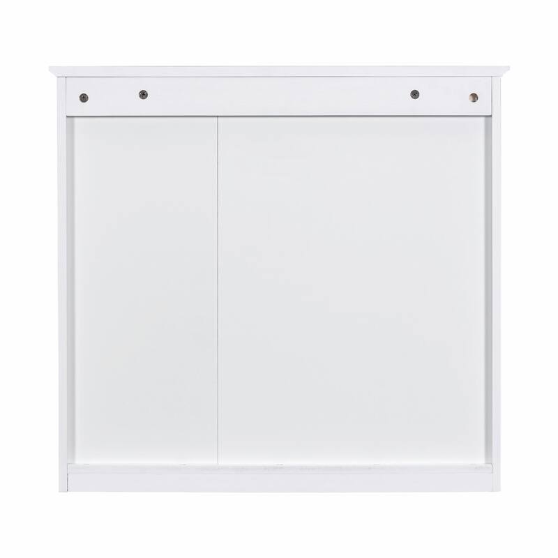 30" Bathroom Vanity with Mirror, Sink, and Storage Cabinet