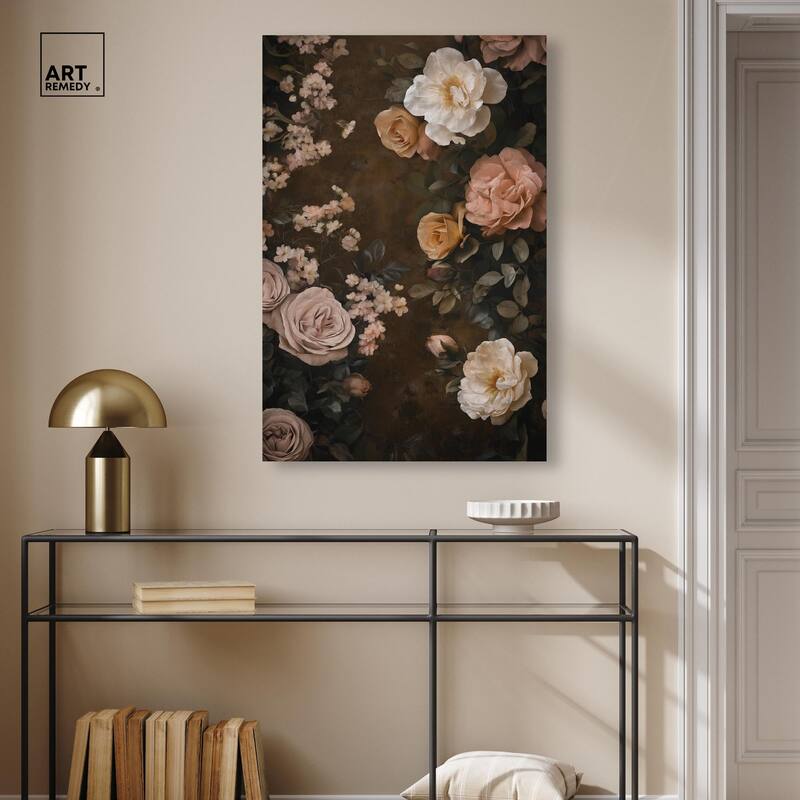 Faded Florals Fable II Canvas by Art Remedy, Gallery Wrapped