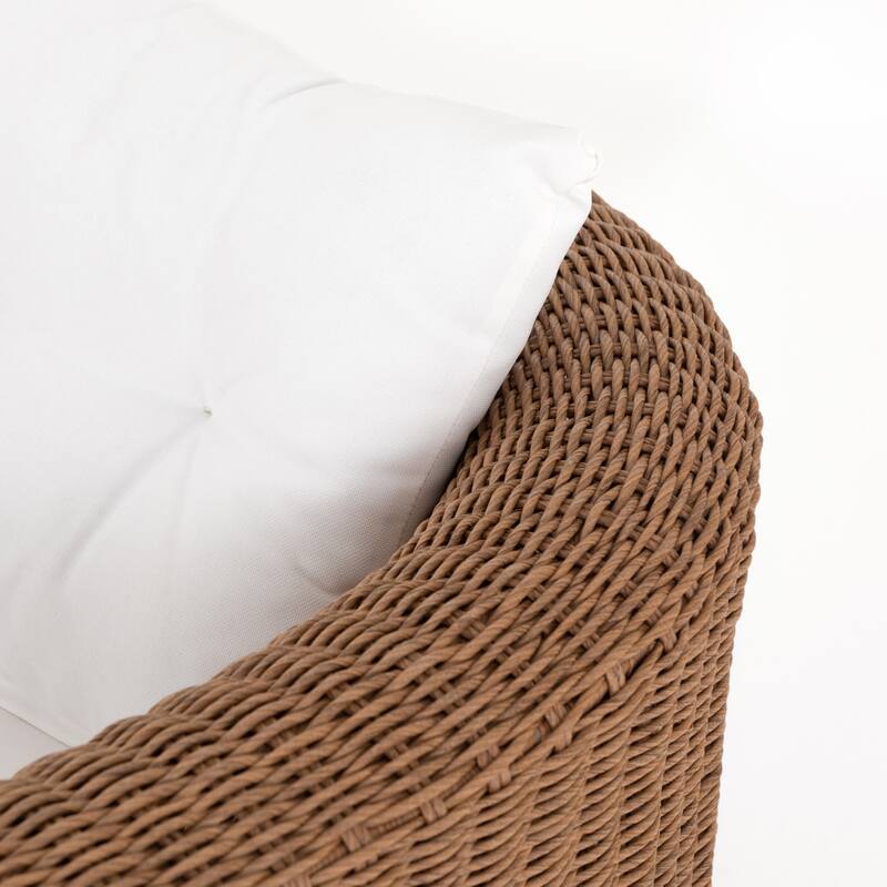 Tempe Woven Outdoor Chair-Vintage Natural - 32.0W x 32.0 x 32.0H