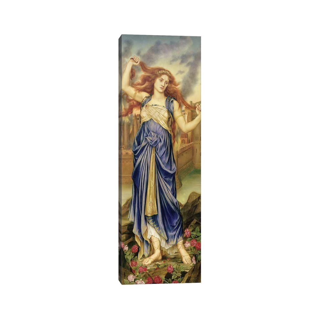 iCanvas "Cassandra, 1898" by Evelyn De Morgan Canvas Print