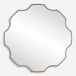 Uttermost 09976 Gearing Up 39-3/8" Diameter Specialty Framed Bathroom