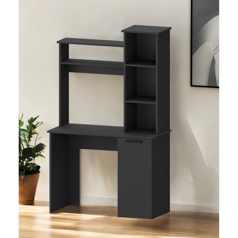HomeRoots 39inch Black Computer Desk