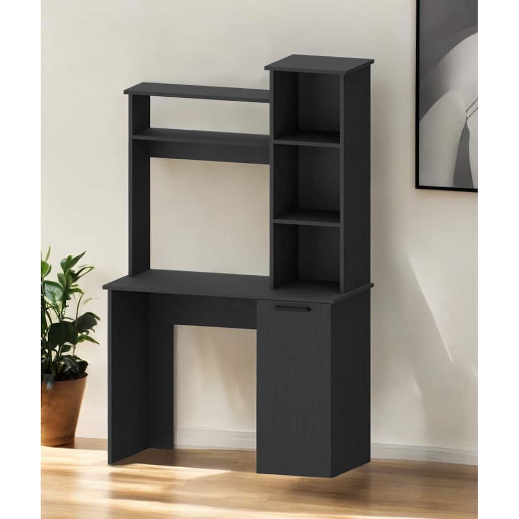 HomeRoots 39inch Black Computer Desk