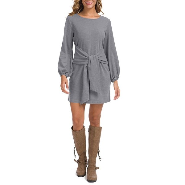 women in sweater dresses