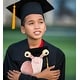 preview thumbnail 4 of 4, DolliBu Pink Snail Small Graduation Plush Toy with Cap with Tassel - 5.5 inches