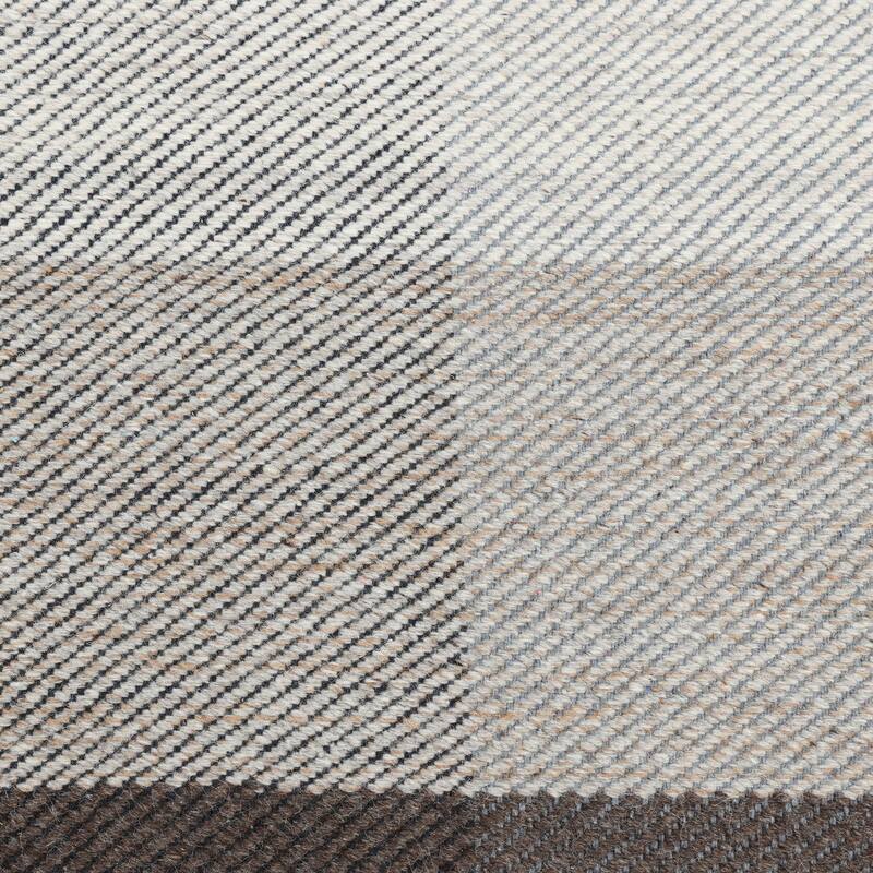 Overton Handmade Modern Contemporary Checkered Area Rug