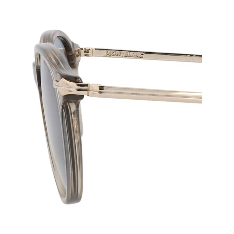 Montblanc Round-Frame Recycled Acetate Sunglasses