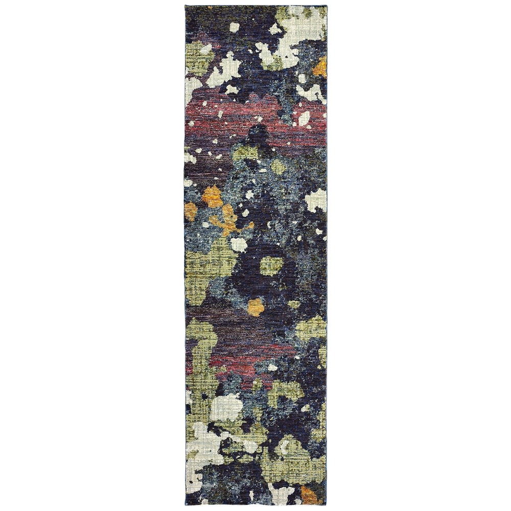 Style Haven Evangeline Dappled Night Area Rug