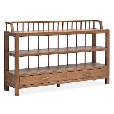 Magnussen Home Lindon Belgian Wheat Server - 68''W x 17''D x 42''H