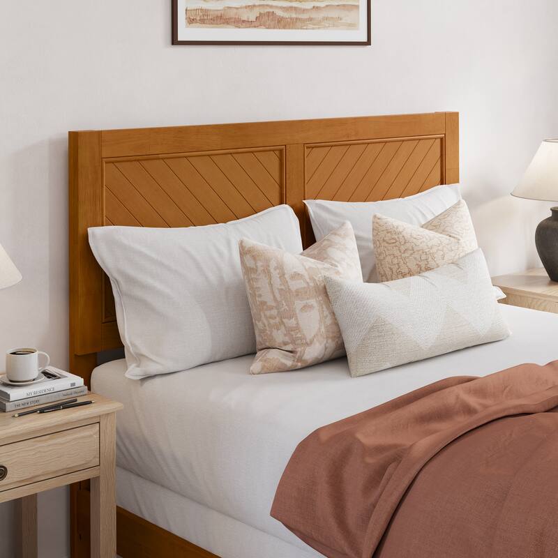 AFI Canyon Wood Headboard with Attachable Charger