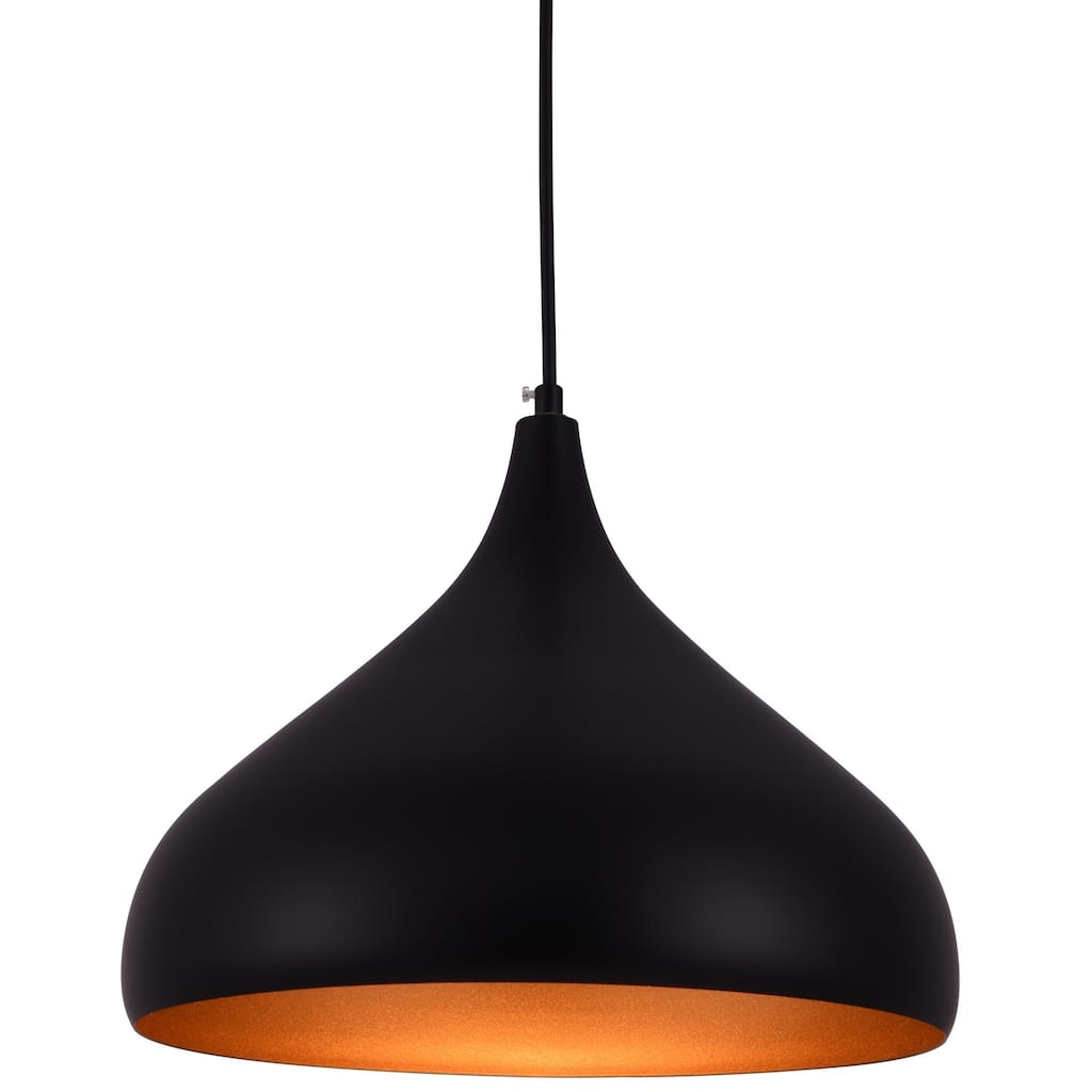 Elegant Lighting Circa 13" Wide Pendant with an Aluminum Shade