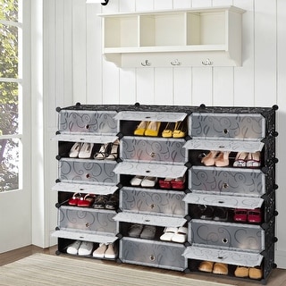 Shop Langria 18 Cube Diy Shoe Rack Storage Drawer Unit Modular