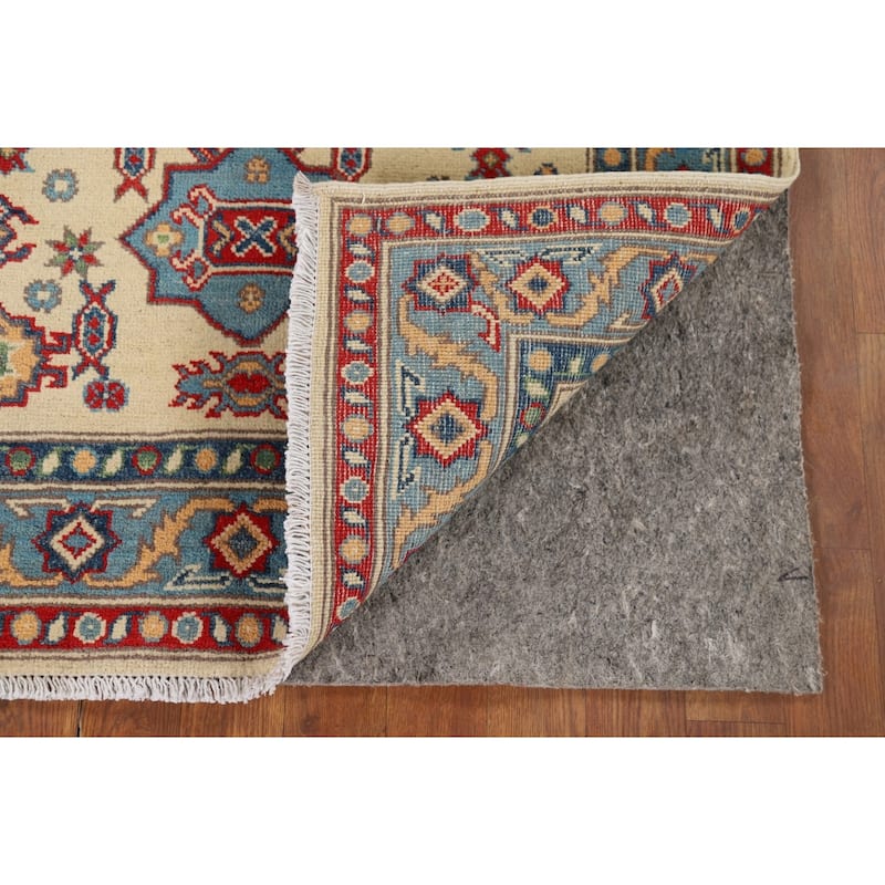 Kazak Oriental Accent Rug Hand-Knotted Wool Carpet - 3'3" x 4'10"