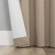 preview thumbnail 6 of 9, Sun Zero Treviso Linen Blend Magnetic Closure Total Blackout Back Tab 1-Piece Curtain Panel, Single Panel