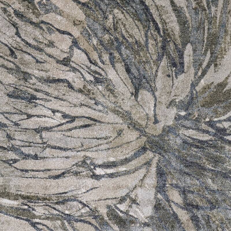 HomeRoots Abstract Bohemian Rectangle Area Rug