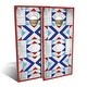 preview thumbnail 8 of 6, Patriotic Path Outdoor Cornhole Board Set All-Weather 2x4 - Include Carrying Case