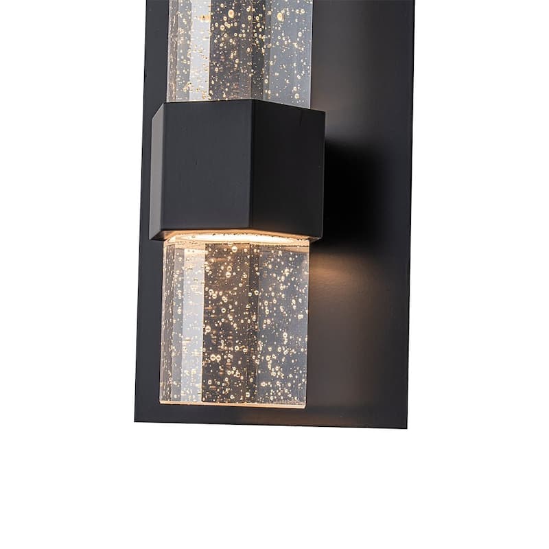 Contemporary Bubble Crystal Linear Tube Dimmable LED Vanity Wall Light