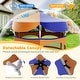 preview thumbnail 5 of 8, Gymax 64'' Kids Trampoline w/ Detachable Canopy Safety Enclosure Net
