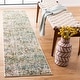 preview thumbnail 20 of 74, SAFAVIEH Madison Loane Modern Abstract Rug 2' x 8' Runner - Green/Turquoise