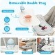 preview thumbnail 11 of 22, Babyjoy Foldable Highchair Baby Feeding Chair with 360° Rotating - See Details