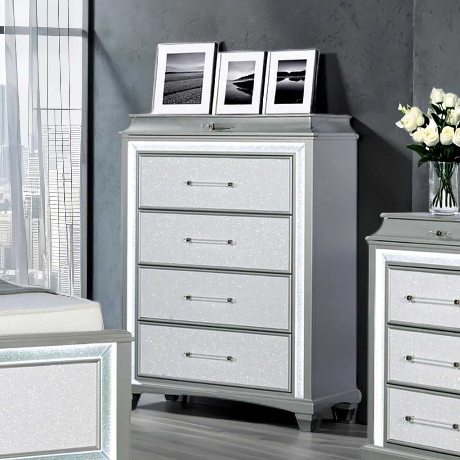 night stand and dresser set of 2 Stands & One in Beige: Festivo Bedroom Storage Furniture Set drawer dresser and 2 coordinating 2 3pcs Farmhouse Bedroom Set,White Wood