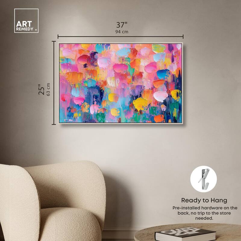 Jubilee of Colors Canvas by Art Remedy