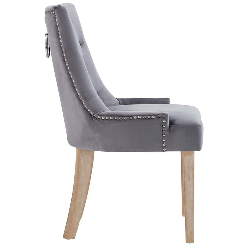 Copper Grove Vodice Vintage Velvet Dining Chairs (Set of 4)
