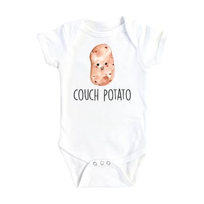 Potato Couch - Baby Boy Girl Clothes Infant Bodysuit Funny Cute Newborn