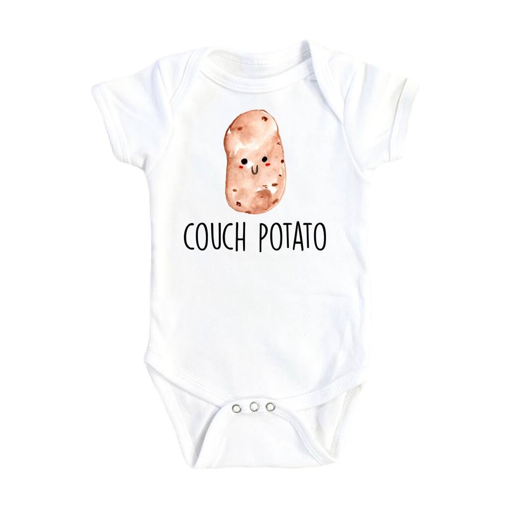 Potato Couch - Baby Boy Girl Clothes Infant Bodysuit Funny Cute Newborn