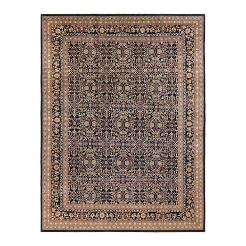 Overton Mogul, One-of-a-Kind Hand-Knotted Area Rug - Black, 9' 1" x 12' 1" - 9' 1" x 12' 1"
