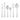 International Silver Loring 34 Piece Stainless Steel Flatware Set