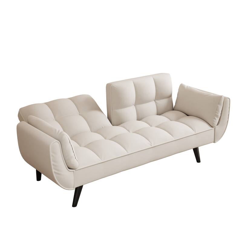 Versatile 2-Seater Sofa in Polyester Blend, Adjustable, Comfortable, and Space-Saving Design, Ideal for Apartment