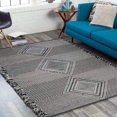 Artistic Weavers Julius Handmade Boho Fringe Cotton Area Rug